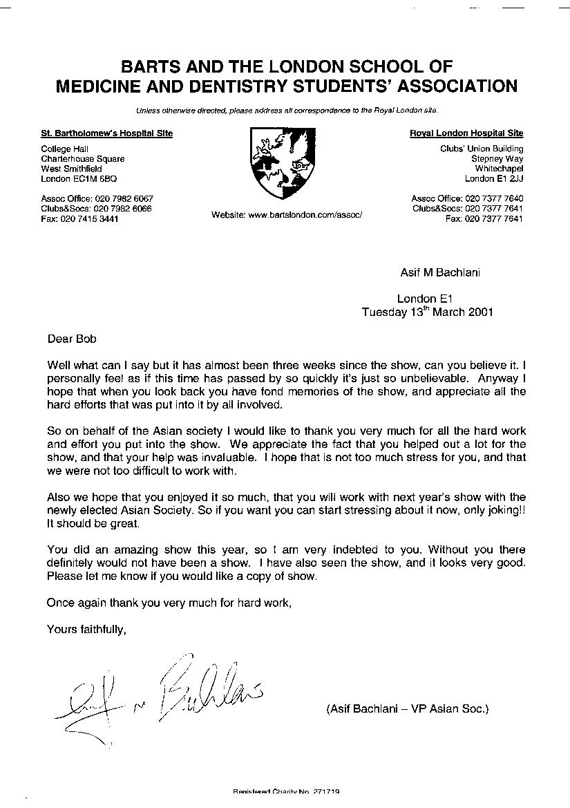 Service thank you letter 1